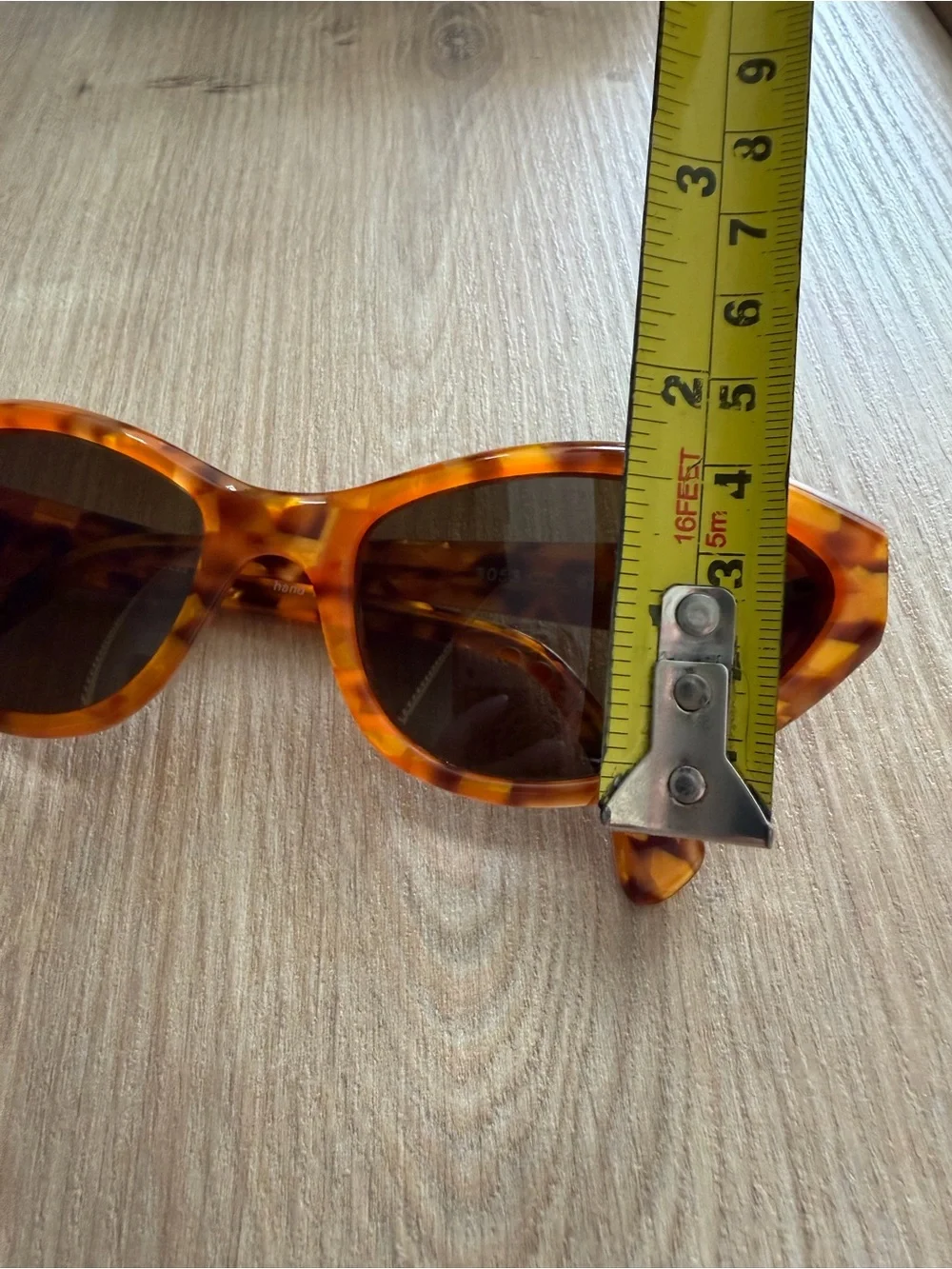Vintage Alain Mikli Rare 1990's Tortoise 72 X 15 Cat Eye Sunglasses
